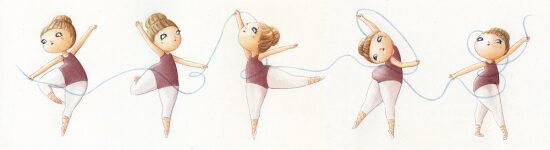 danseuse au ruban